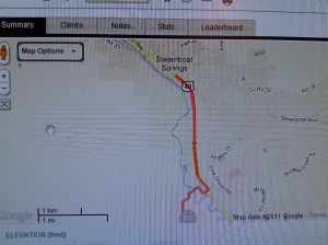 UPCC Steamboat Springs Finish Map