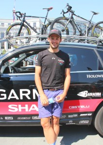 Nathan Haas (Garmin-Sharp) in Denver after Stage 7 of the USA Pro Challenge