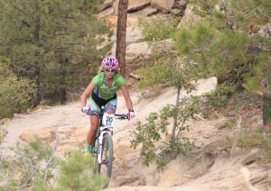 Jari Kirkland, women's solo winner with 15 laps