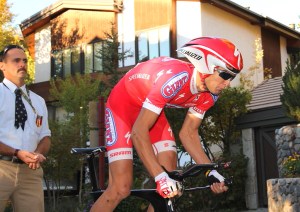 Robin Eckmann starts Tour of Vail time trial