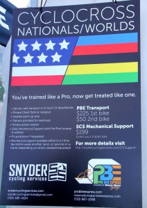 Pro Bike Express and Snyder Cycling Services team up to service 'cross riders