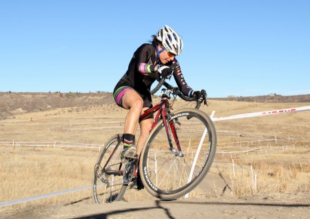 Rebecca Gross, victory at 2012 Castle Cross in sight