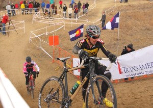 Skyler Trujillo ahead of Spencer Powlison on the 2012 states run-up