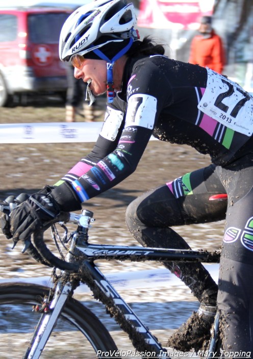 Rebecca Gross caught some cash in the elite race at 2013 'cross nationals