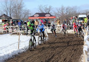 Danny Summerhill second after first turn in men's elite race at nationals