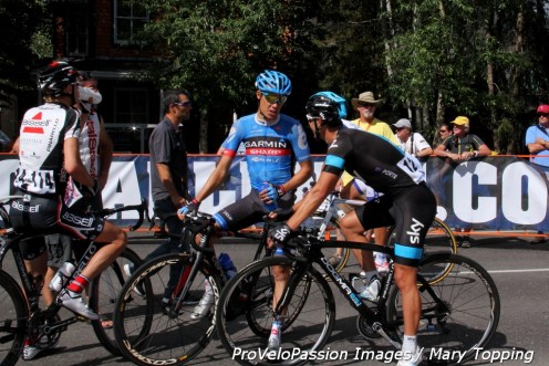 Tom Danielson razzed Porte for giving it a dig at the front on the finish into Aspen, Stage 1