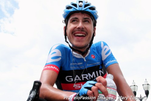 Lachlan Morton after winning Tour of Utah Stage 3 solo