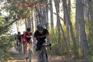 Tim Allen led the pack from start to finish at Zombie Cross