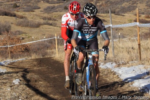 Allen Krughoff and Gage Hecht went 1-2 in the 2013 Colorado state cyclocross championship