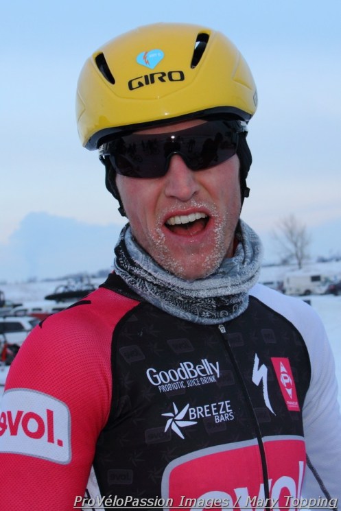 Spencer Powlison after 50 minutes at 7 degrees F