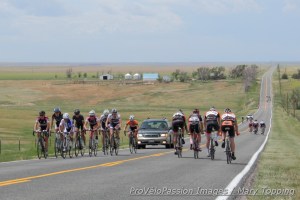 Elite women (left) on their first pass of the east-west portion of the Deer Trail circuit