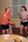 Katie Compton and Katie Macarelli practice good sportswomanship before the&nbsp;bake-off
