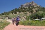 Catherine Pendrel, Katrina Nash, Emily Batty, and Georgia Gould swing by Pulpit&nbsp;Rock