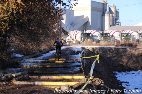 Tim Allen crosses the MUCCY pipes