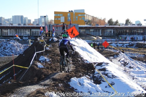 Approaching the MUCCY drop-off with a fine view of downtown Denver