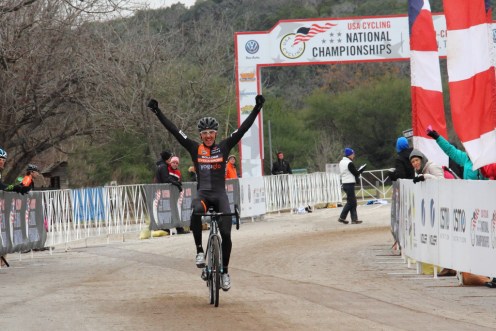 Brandon Dwight wins men's 40 - 44 national cyclocross championship