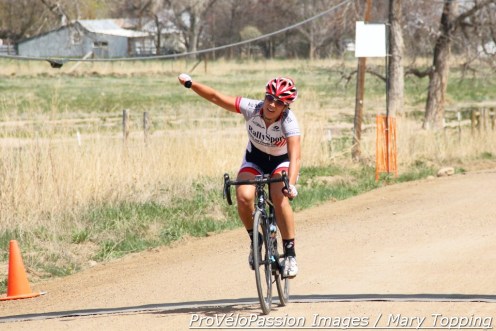 Lucy Conklin won Boulder-Roubaix with a 12 second cushion