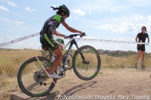 Evelyn Dong rides Rhyolite runup