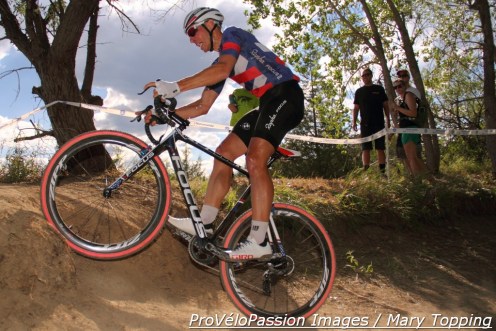 The human Jeremy Powers sweats at 95 degrees F
