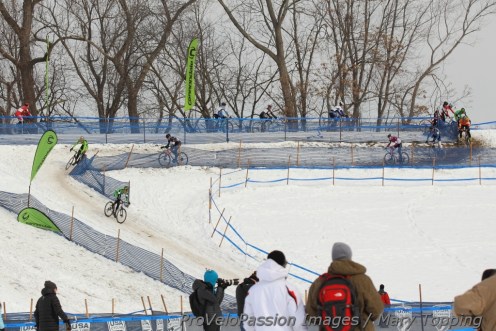 Gage Hecht led the field on the first descent off Bonk Breaker Hill